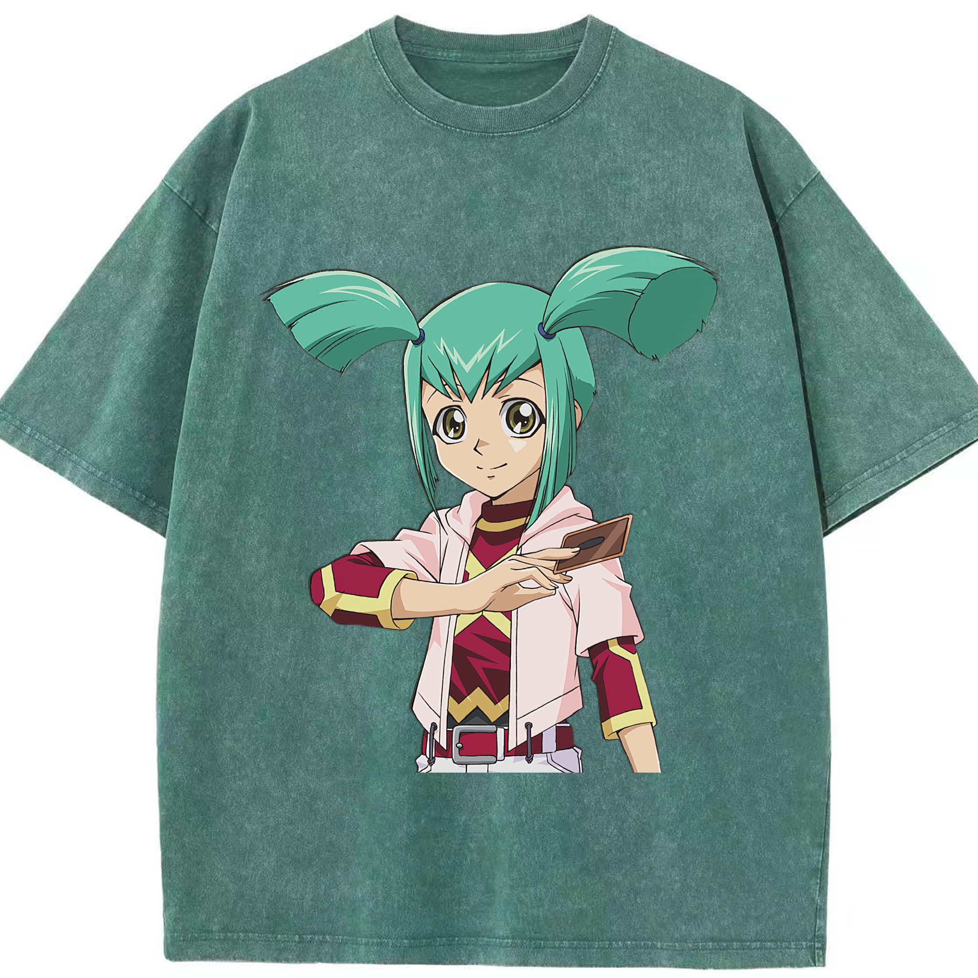 （画像用） 遊☆戯☆王 Yu-Gi-Oh! 綿100% ヴィンテージ風 半袖Tシャツ（フロントプリント）